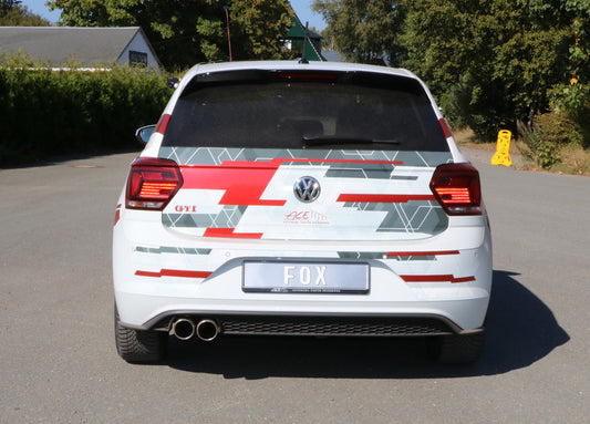 VW Polo AW1 GTI Endschalldämpfer - 2x90 Typ 16