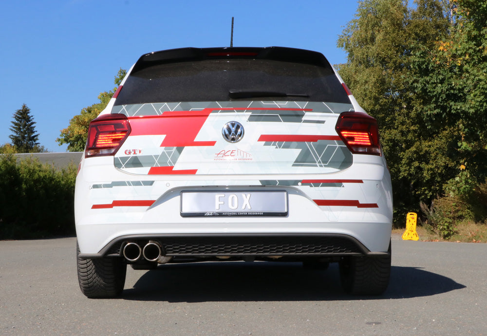 VW Polo AW1 GTI Endschalldämpfer - 2x90 Typ 16