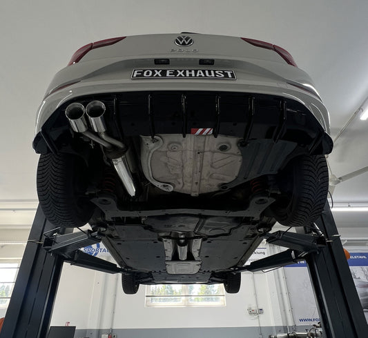 FOX VW Polo AW Facelift End- und Vorschalldämpfer - 2x90 Typ 25