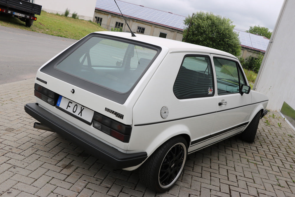 VW Golf I GTI Endschalldämpfer Ø63,5mm - 1x63,5 Typ 10 nach links führend