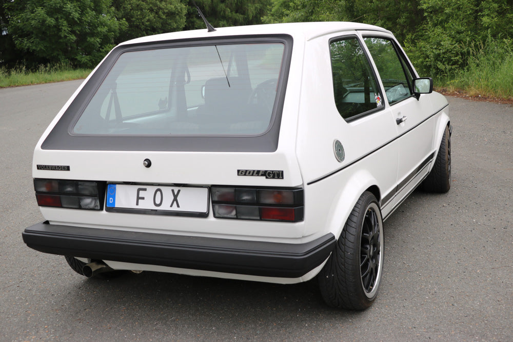 VW Golf I GTI Endschalldämpfer Ø63,5mm - 1x63,5 Typ 23