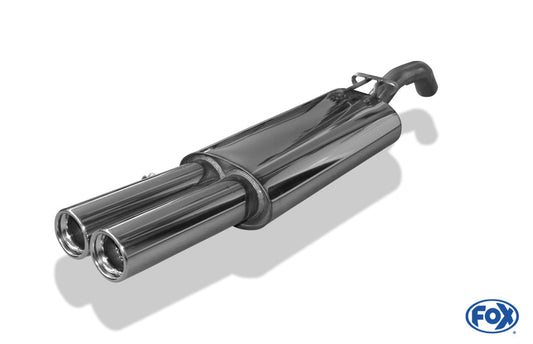 VW Golf II Typ 19E Endschalldämpfer - 2x76 Typ 13