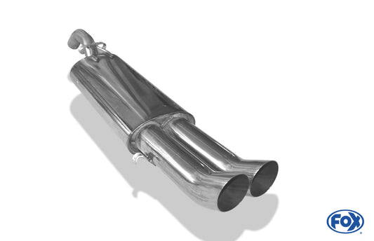 VW Golf II Typ 19E Endschalldämpfer - 2x76 Typ 18