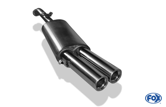 VW Golf II Typ 19E GTI Endschalldämpfer - 2x76 Typ 13