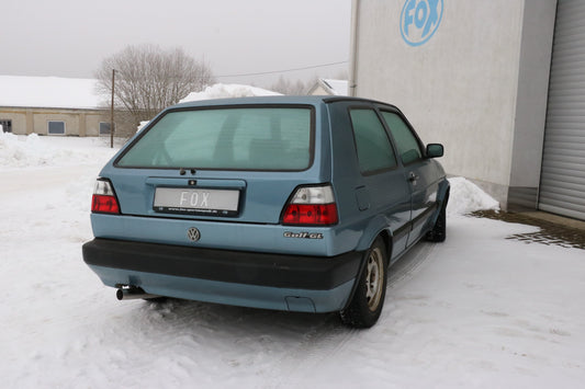 FOX VW Golf II Typ 19E Endschalldämpfer - 1x63 Typ 10
