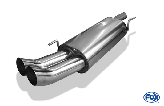 VW Golf III GTI/ VR6 Endschalldämpfer - 2x76 Typ 18