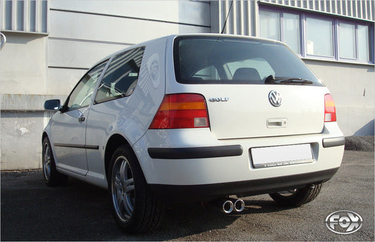 VW Golf IV Endschalldämpfer - 2x76 Typ 13