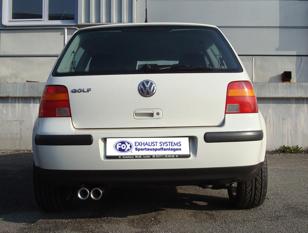 VW Golf IV Endschalldämpfer - 2x76 Typ 13