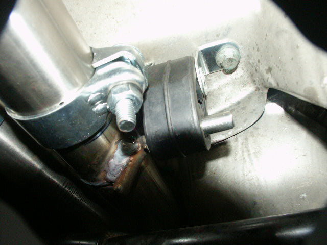 VW Golf IV 3-türig Endschalldämpfer Side Pipe - 130x50 Typ 50 Ausgang auf Fahrerseite