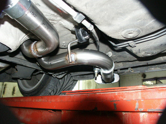 VW Golf IV 3-türig Endschalldämpfer Side Pipe - 135x80 Typ 50 Ausgang auf Fahrerseite