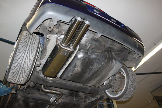 VW Golf III/ IV Cabriolet Endschalldämpfer - 2x76 Typ 10