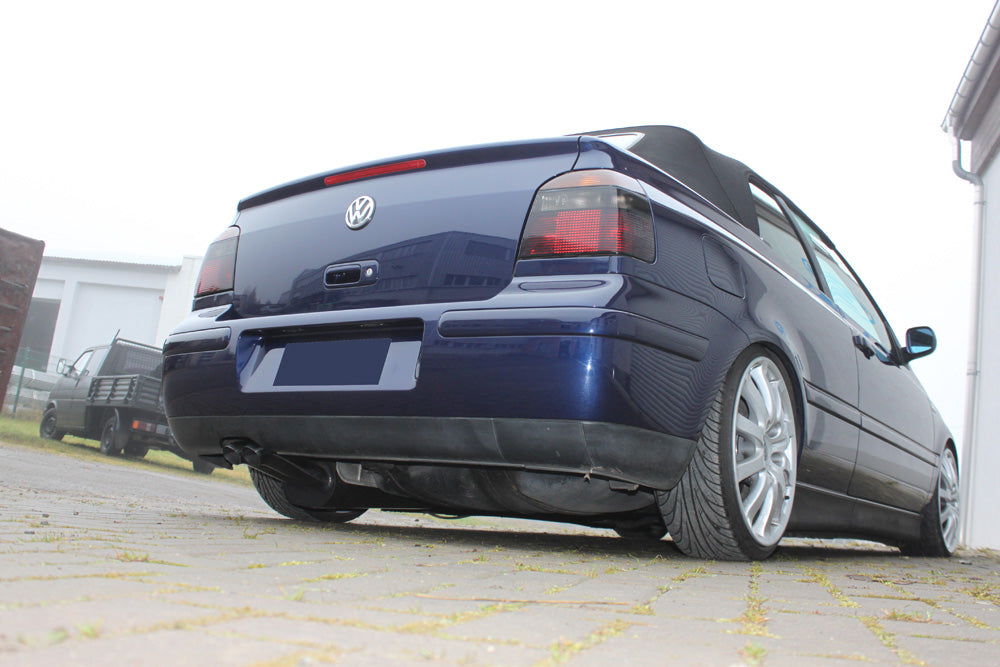 VW Golf IV Cabriolet Endschalldämpfer - 2x63 Typ 28