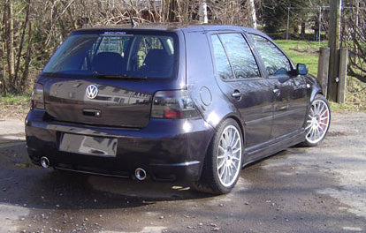 VW Golf IV Endschalldämpfer Ausgang rechts/links Ø63,5mm - 1x90 Typ 17 rechts/links R32 Design