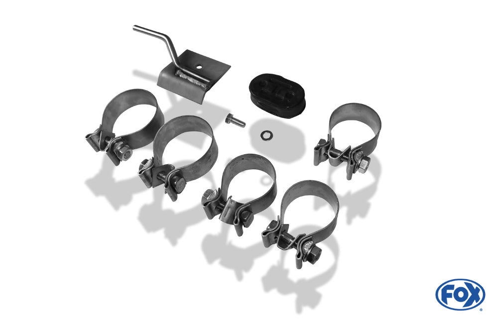 VW Golf IV Endschalldämpfer Ausgang rechts/links Ø63,5mm - 1x90 Typ 25 rechts/links R32 Design
