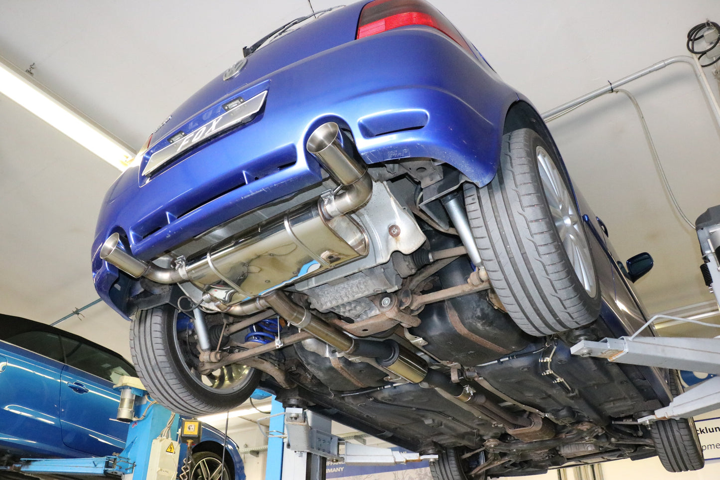 FOX VW Golf IV R32 Endschalldämpfer Ausgang rechts/links - 1x100 Typ 24 rechts/links