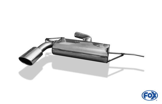 VW Eos 1F - Facelift - 2,0l Endschalldämpfer einseitig - 129x106 Typ 32