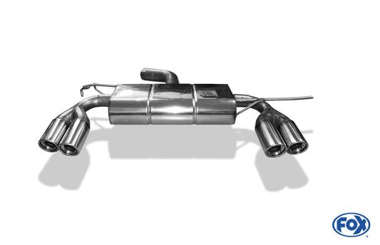 VW Golf V - GTI "Edition 30" Endschalldämpfer Ausgang rechts/links - 2x76 Typ 17 rechts/links