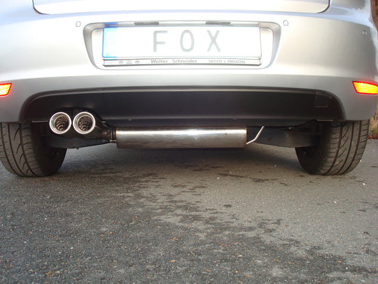 VW Golf VI Endschalldämpfer einseitig - 2x80 Typ 13