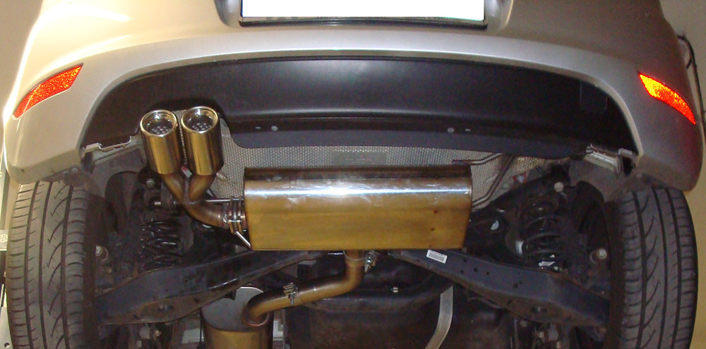 VW Golf VI Endschalldämpfer einseitig - 2x80 Typ 13