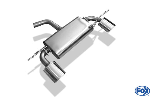 VW Golf VI Endschalldämpfer rechts/links - 140x90 Typ 32 rechts/links