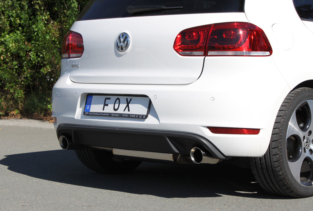 VW Golf 6 GTI + Cabrio Endschalldämpfer Ausgang rechts/links - 1x90 Typ 25 rechts/links
