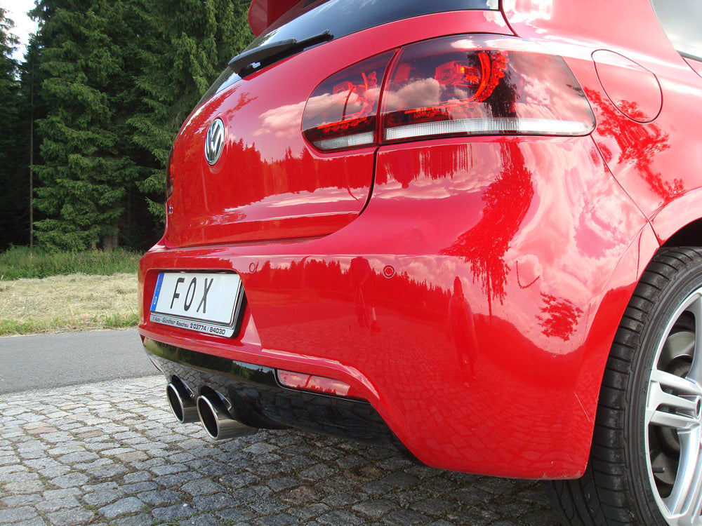 VW Golf VI R 4motion Endschalldämpfer Ausgang mittig - 2x100 Typ 16