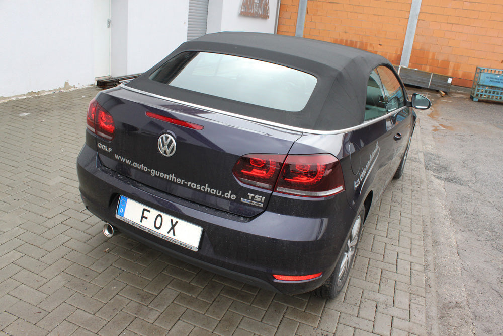 VW Golf VI Cabrio Endschalldämpfer - 1x90 Typ 13