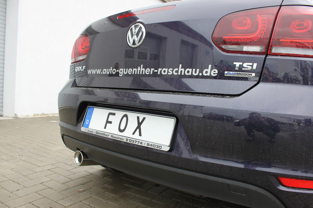 VW Golf VI Cabrio Endschalldämpfer - 1x90 Typ 13
