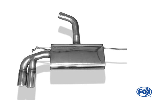 Seat Leon 5F Endschalldämpfer einseitig - 2x80 Typ 16