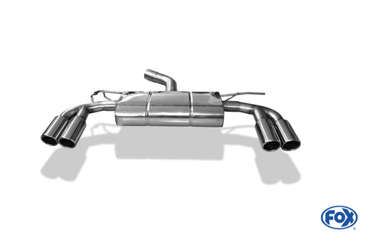 VW Golf VII - Einzelradaufhängung Endschalldämpfer rechts/links - 2x80 Typ 16 rechts/links