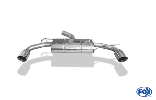 VW Golf VII - 2,0l GTI Endschalldämpfer rechts/links - 1x100 Typ 25 rechts/links