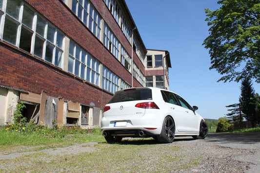 VW Golf VII 4-Motion Endschalldämpfer quer Ausgang rechts/links - 1x100 Typ 16 rechts/links