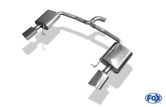 VW Golf VII Variant 4-Motion Endschalldämpfer rechts/links - 145x65 Typ 59 rechts/links
