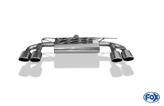 VW Golf VII R - 4-Motion Facelift Endschalldämpfer rechts/links - 2x115x85 Typ 44 rechts/links