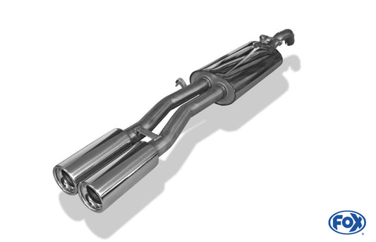 VW Jetta II 19E Endschalldämpfer - 2x80 Typ 13