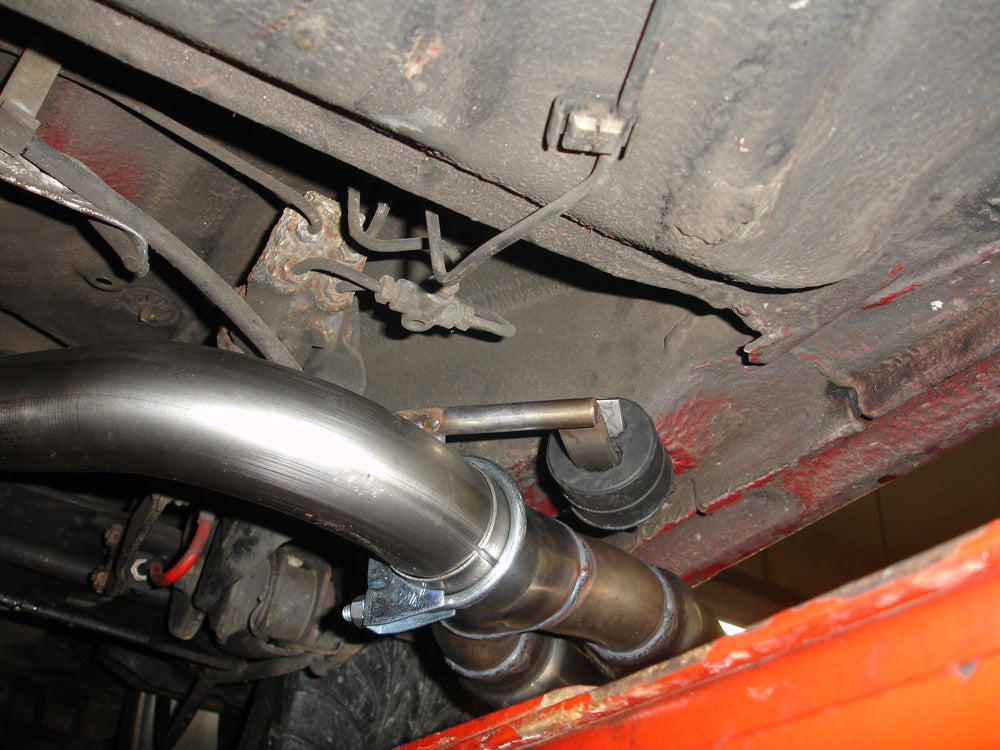 VW Corrado G60 Halbanlage ab Kat Side Pipe - 2x70 Typ 10
