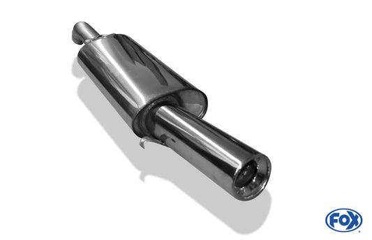 VW Corrado G60 Endschalldämpfer Ø55mm - 1x90 Typ 13