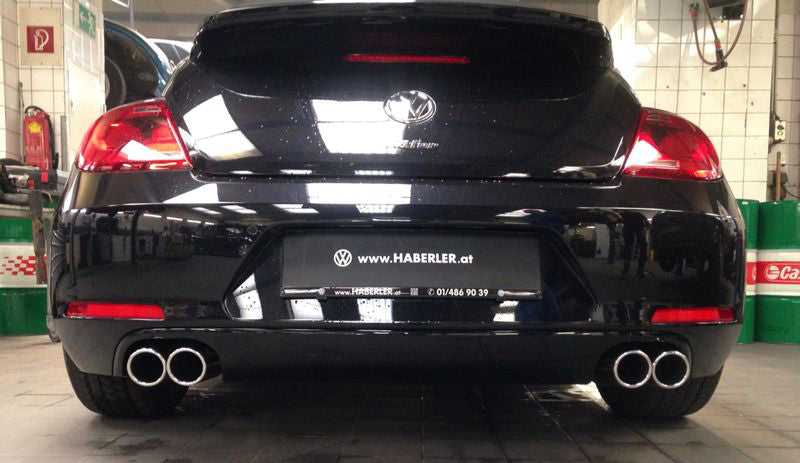 VW Beetle 2,0l - 16 (5C) Coupe & Cabrio Endschalldämpfer Ausgang rechts/links - 2x80 Typ 16 rechts/links