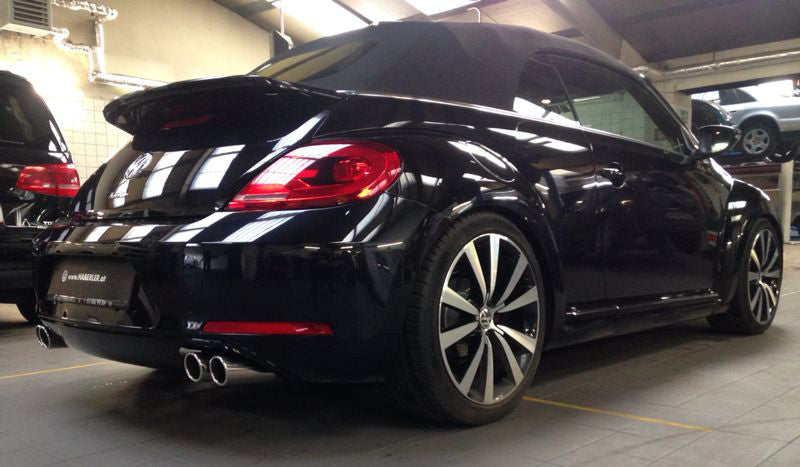 VW Beetle 2,0l - 16 (5C) Coupe & Cabrio Endschalldämpfer Ausgang rechts/links - 2x80 Typ 16 rechts/links