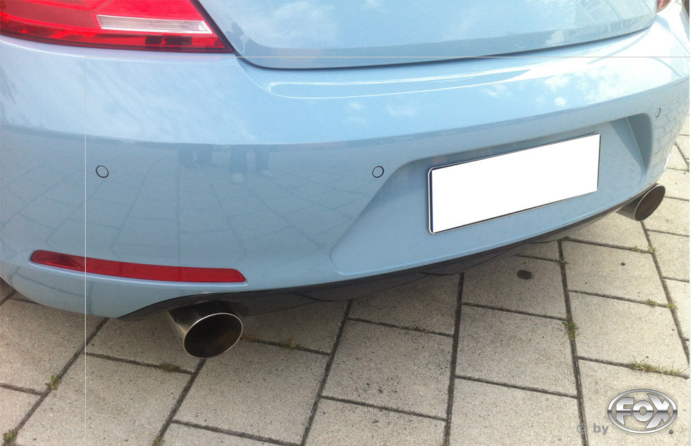 VW Beetle 2,0l - 16 (5C) Coupe & Cabrio Endschalldämpfer Ausgang rechts/links - 1x100 Typ 25 rechts/links