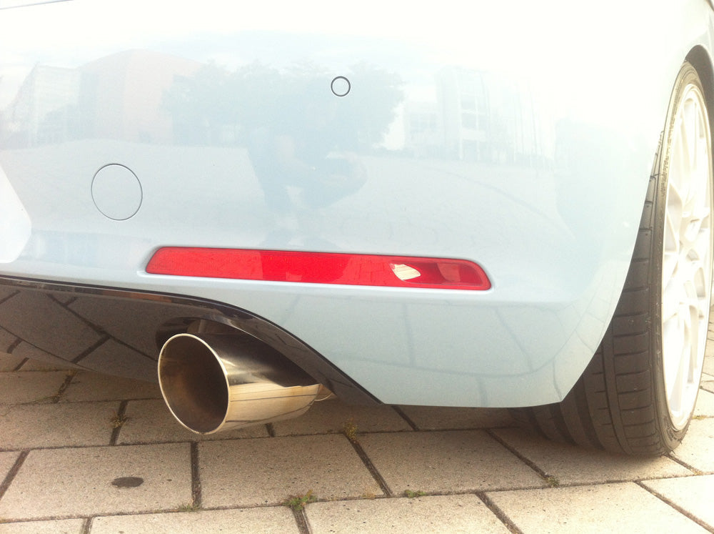 VW Beetle 2,0l - 16 (5C) Coupe & Cabrio Endschalldämpfer Ausgang rechts/links - 1x100 Typ 25 rechts/links