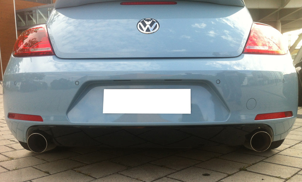 VW Beetle 2,0l - 16 (5C) Coupe & Cabrio Endschalldämpfer Ausgang rechts/links - 1x100 Typ 25 rechts/links