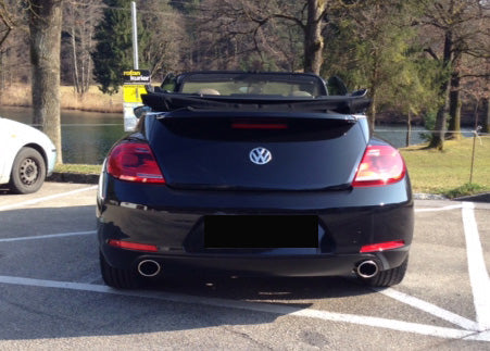 VW Beetle 2,0l - 16 (5C) Coupe & Cabrio Endschalldämpfer Ausgang rechts/links - 115x85 Typ 38 rechts/links