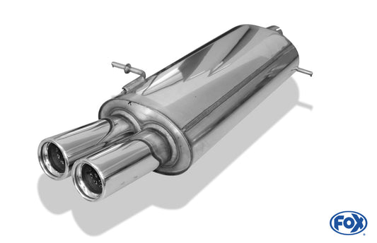 Ford Galaxy WGR Endschalldämpfer zweiflutig - 2x76 Typ 13
