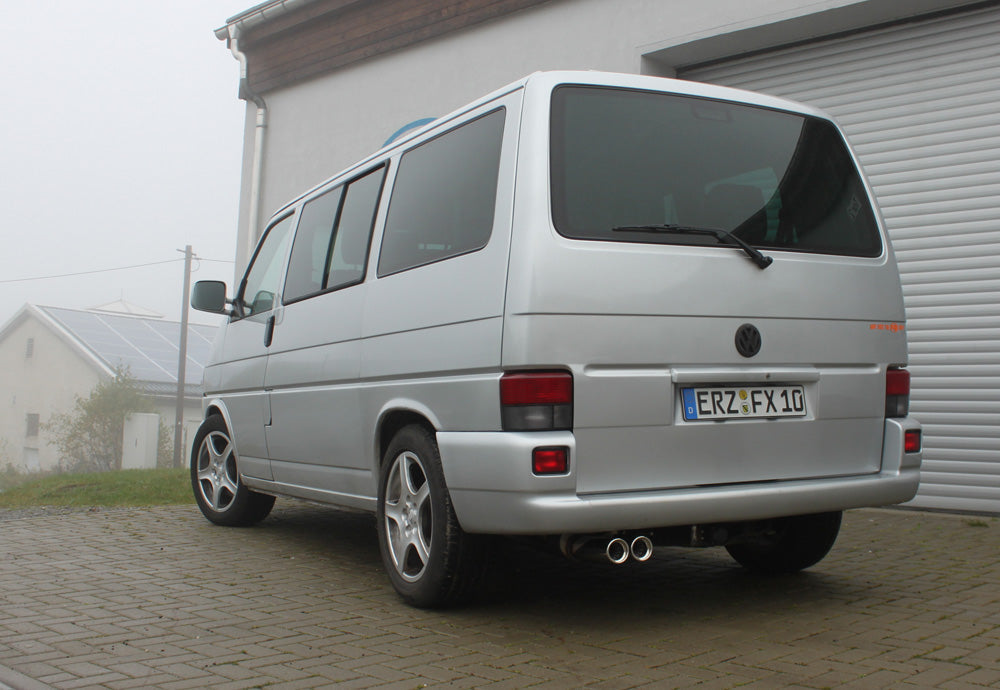 VW T4 - Frontantrieb - Bus/ Transporter/ Multivan/ Caravelle Endschalldämpfer - 2x80 Typ 13