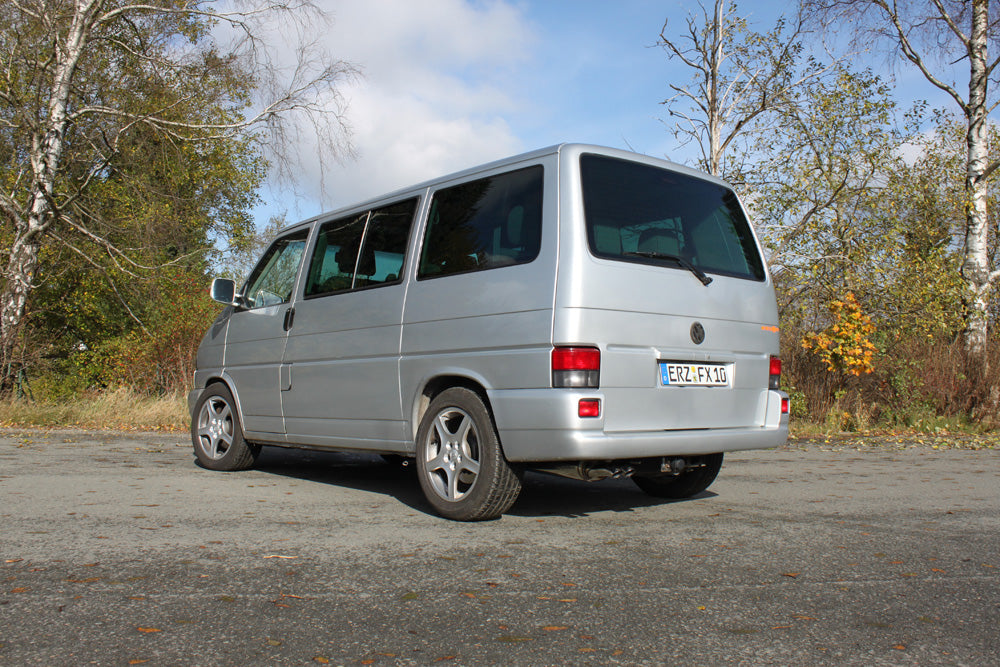 VW T4 - Frontantrieb - Bus/ Transporter/ Multivan/ Caravelle Endschalldämpfer - 2x63 Typ 28