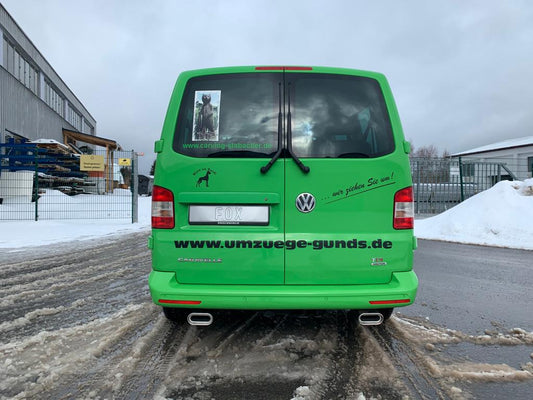 VW Bus T5/ T6 4motion Endschalldämpfer Ausgang rechts/links - 160x80 Typ 53 rechts/links
