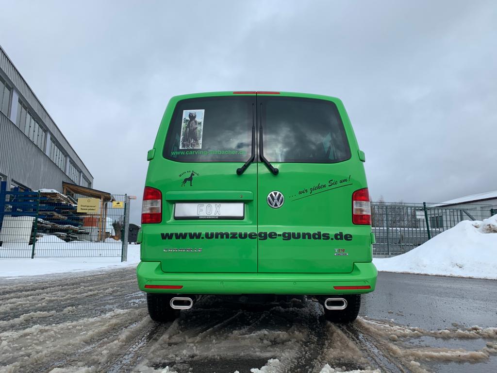 VW Bus T5/ T6 4motion Endschalldämpfer Ausgang rechts/links - 160x80 Typ 53 rechts/links