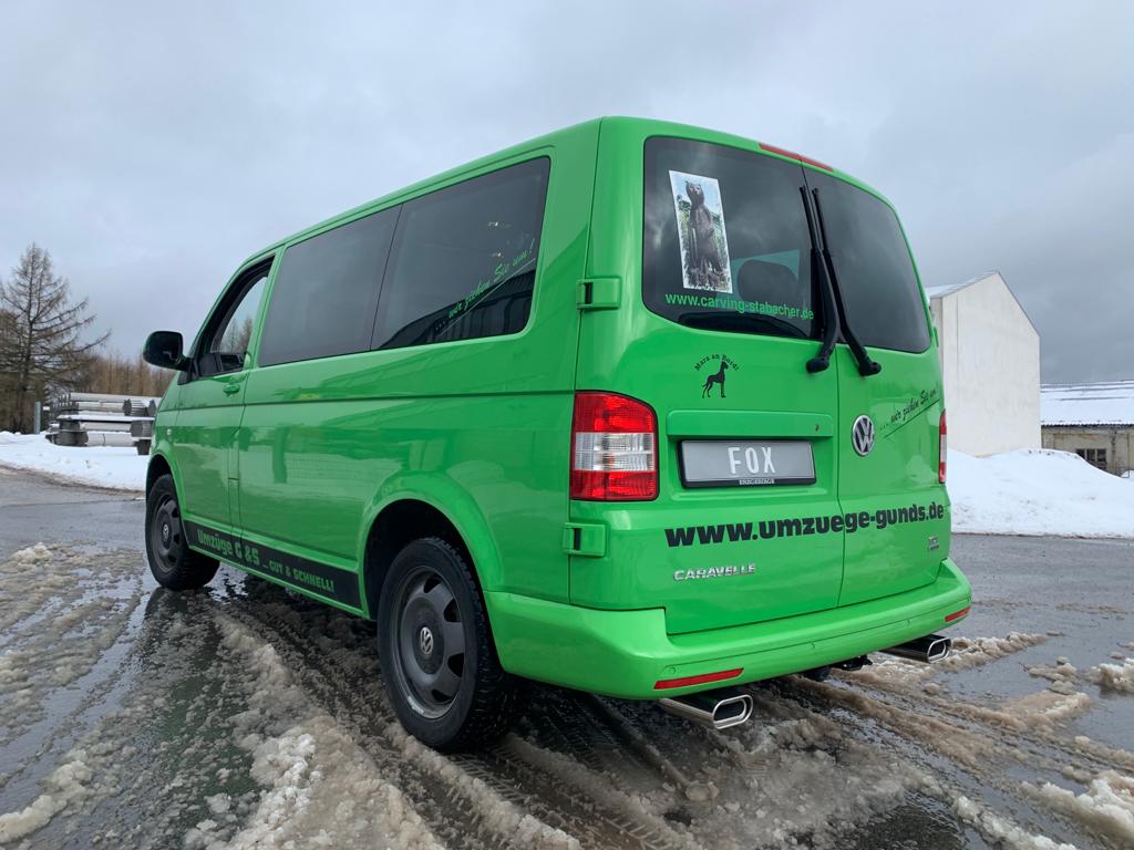 VW Bus T5/ T6 4motion Endschalldämpfer Ausgang rechts/links - 160x80 Typ 53 rechts/links