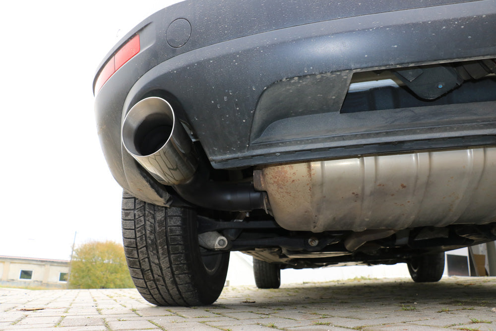 VW Touareg Typ 7P Endrohrpaar zum Anstecken für den originalen Endschalldämpfer - 1x114 Typ 25 rechts/links